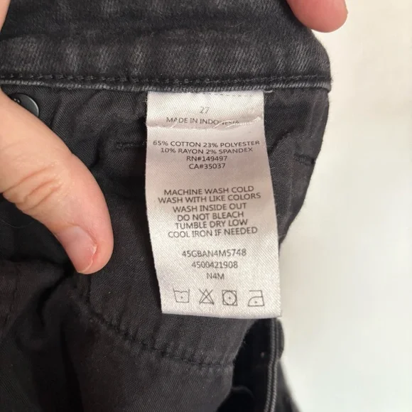 Skinny Faded Black Joe’s Jeans size 27 - Picture 7 of 7